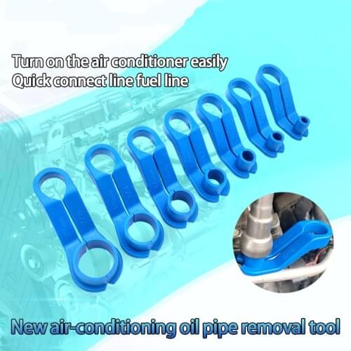 7PCS/Set Auto Fuel Line Disconnect Set Fuel Line Removal Tools Replacement Fuel Line Angled Disconnect Tool Car Disassembyl Tool