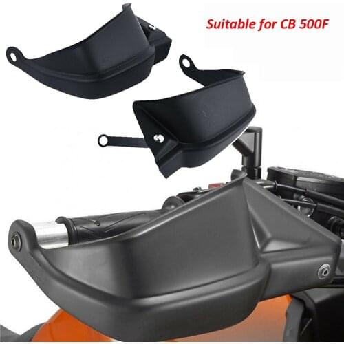 For Honda CB500F CB500X 2013-2021 Black Handle Bar Hand Guard Brush Handguard Protector Wind Shield Deflectors