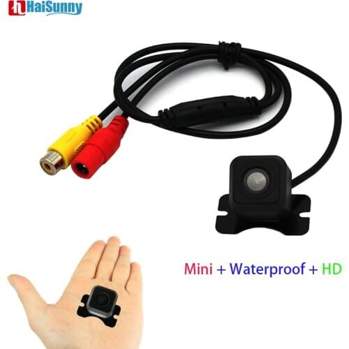 HaiSunny Vehicle Auto Mini Hide Night Vision Parking Reverse Backup Camera Night Vision Waterproof Car Rear View Camera