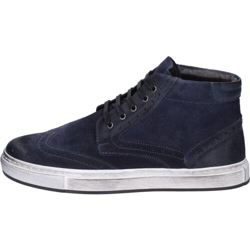 Brown VERRI men Sneakers suede blue
