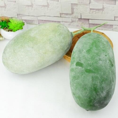 050 Simulation of wax gourd winter melon fake fruit food modeling decoration photography props Fake winter melon