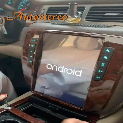 Android 9 Tesla Style For Chevrolet Tahoe /Silverado/GMC YUkon 2007-2012 Multimedia Player Car Radio Vertical GPS Navigation IPS