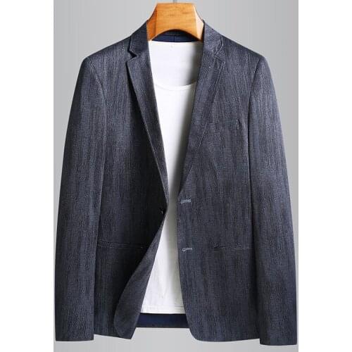 New Spring Autumn Male Blazer Luxury Single Breasted Solid Color Blazer Men Fashion Slim Fit Casual Man Blazer Plus Size 4xl