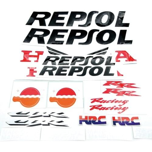 New Motorcycle Full Fairing Ornamental Sticker Decals For Honda CBR600RR CBR1000RR CBR250R Repsol HRC Racing Stickers Accessory