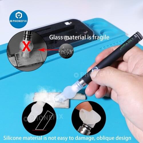 New Silicone Rosin Atomizer Rosin Adapter Flux Pen PCB Short Circuit Detector No Soldering Iron for Motherboard Repair Rosin Pen