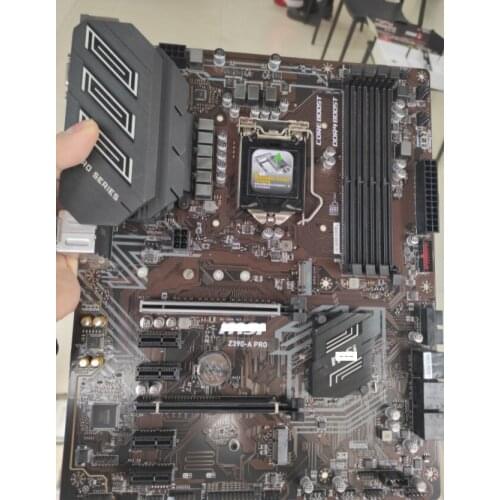 MSI Z390-A PRO Mining Motherboard DDR4 LGA 1151 6 graphics board 64GB Z230 6PCIE Used Desktop motherboard