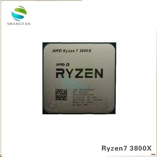 AMD Ryzen 7 3800X R7 3800X 3.9 GHz 7NM L3=32M 100-000000025 105W Eight-Core Sixteen-Thread CPU Processor Socket AM4