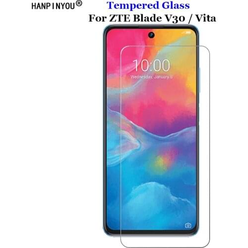 For ZTE Blade V30 / Vita Clear Tempered Glass 9H 2.5D Premium Screen Protector Protection Film