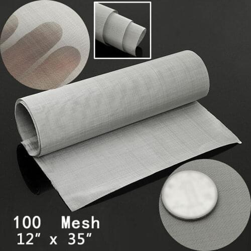 Stainless Steel 12*35" inch 100 Mesh Woven Wire Cloth Screen Filter Sheet