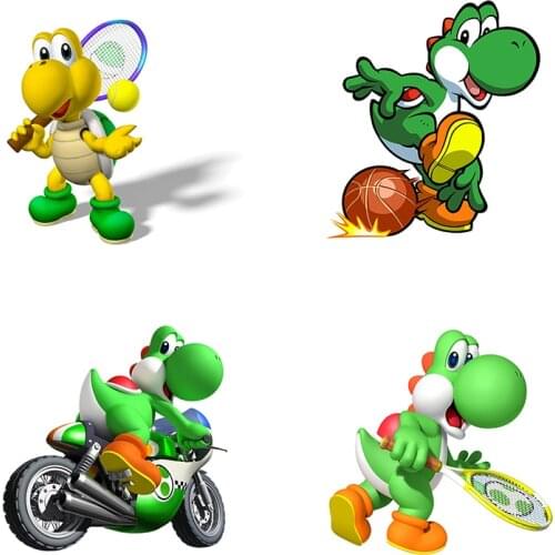 Three Ratels QC458 cute dinosaur wall stickers for kids car hood sticker laptop decal