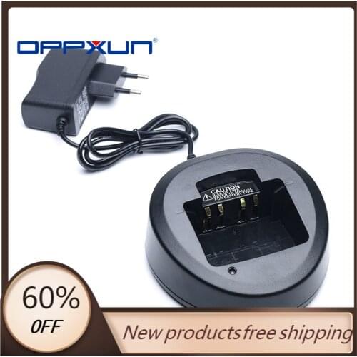 2021 Hot Wholesale OPPXUN 110 - 240V Charger CD-58 for Vertex VX231 EVX531 EVX534 EVX539 VX351 VX354 VX451 Radios Dropshipping