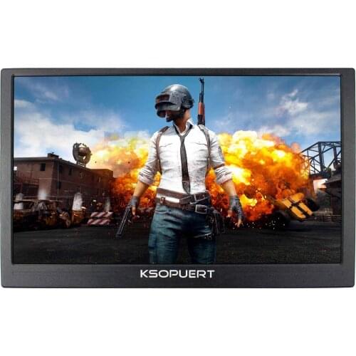 15.6inch 4K 3840x2160 LCD Monitor H DMI Input Speaker Build In For Game Monitor