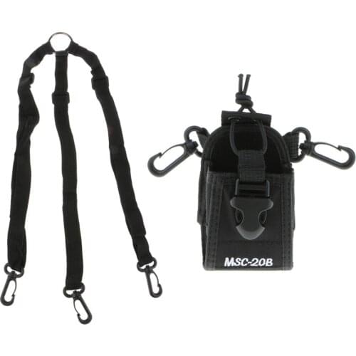 3 in 1 Multifunction Radio Holder Holster Case Pouch Bag for Yaesu