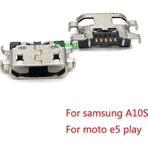50PCS For Samsung A10S / For Motorola Moto E5 Play A20S A30S A40S A50S A70S A90S Micro USB Plug Charging Port Connector Socket