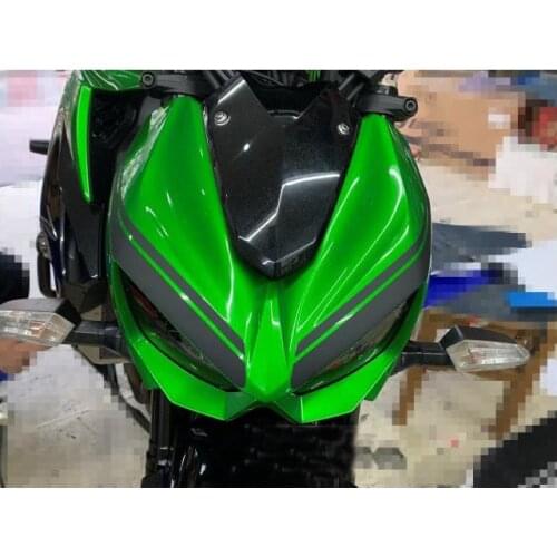 FOR KAWASAKI Z1000 Motorcycle Accessories Front Headlight Sticker Decorative decals