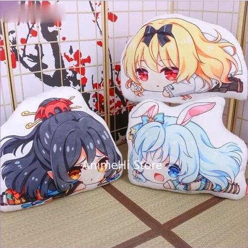 Anime Arifureta Shokugyou De Sekai Saikyou Yue Shia Haulia Tio Klarus Figure Pillow Cosplay Toy Soft Plush Doll 45cm