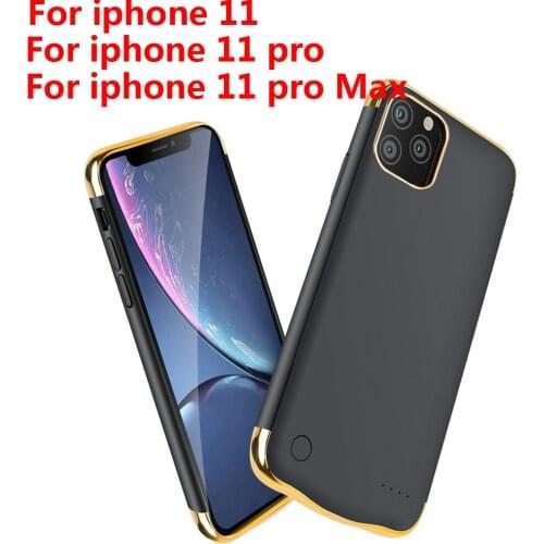 5500/6000mAh Battery Charger Cases for iPhone 11 Pro Max Power Bank Battery Case for iPhone 11/11 pro External Pack Charger Case