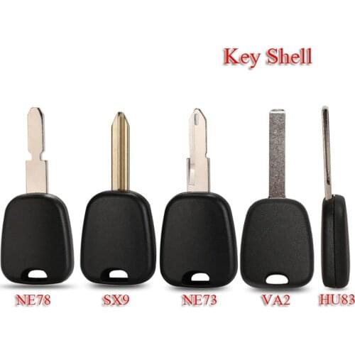 Kutery Transponder Car Key Shell For Citroen C2 C3 C4 For Peugeot 106 107 307 207 306 406 VA2 HU83 SX9 NE73 NE78 Key Case Cover