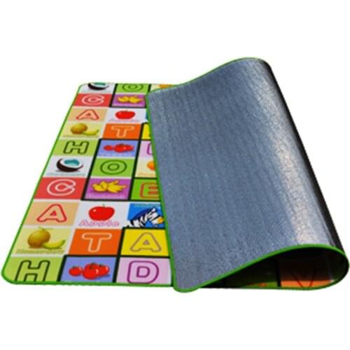 Fruit Letters Baby Play Mats Single Side Infant Crawling Gym Rugs Children Puzzle Carpet Picnic Mat for Kids 5.0MM Thickness