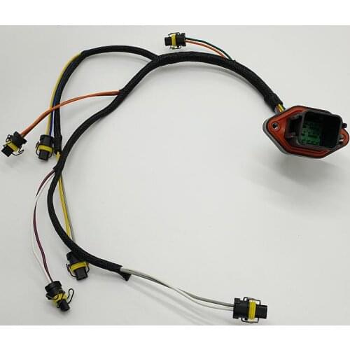 Excavator FOR CAT330C 330D 336D C9 Injector Wire Harness Injector Plug Connector