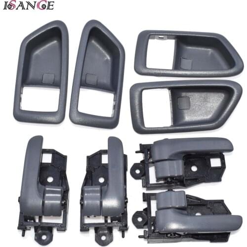 ISANCE 8pcs Grey Inside Door Handle Front Rear Right SET For Toyota Camry 1997 1998 1999 2000 2001 69206AA010 69206AA010