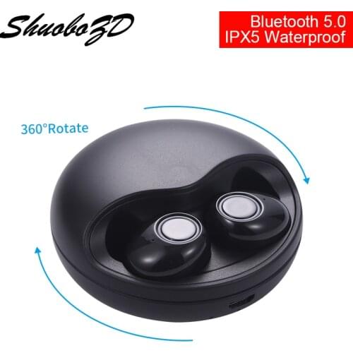 K10 TWS 5.0 Bluetooth Earphones Ture Wireless 3D Stereo Hearphone Headsets Earbuds Dual Microphone with Charging Box