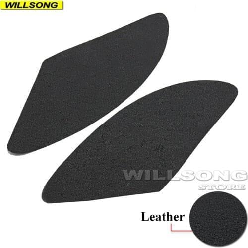 Leather Anti Slip Sticker Tank Pad Side Knee Grip Protector For KAWASAKI ZX6R/RR ZX10R Z1000SX NINJA 1000 Tourer Z1000 ER6N