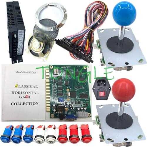 DIY Arcade kit Jamma 60 in 1 game board Classic Arcade Multi Game VGA CGA Vertical Game JAMMA PCB Joystick Kit Jamma L