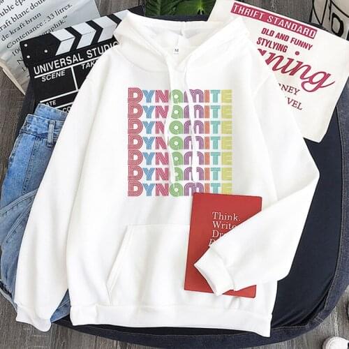 2020 new letter printed sweatshirt women dynamite same paragraph long-sleeved fleece candy color hoodie Unisex womens pullover