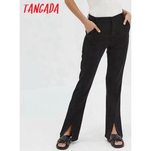 Женские прямые брюки Tangada China At AliExpress