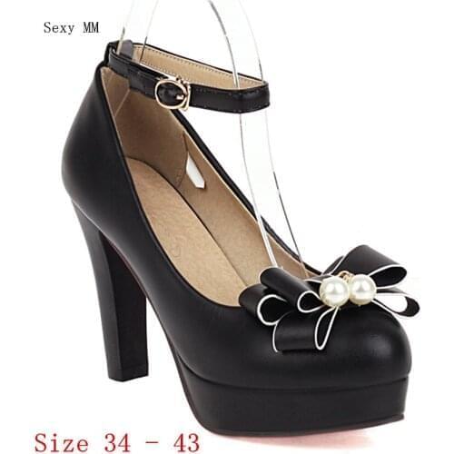 Pumps Women High Heels Party Wedding Platform Shoes Gladiator Woman High Heel Shoes Plus Size 34 - 40 41 42 43