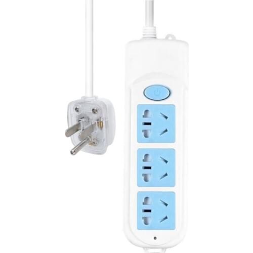 Extension Lead Power Strip 5 Power Sockets EU AU UK UA Plug Travel Plug Adapter 10A 250V 2500W 13A/10A Extension Cord
