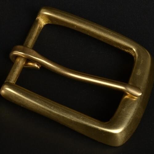 Inner 35mm solid brass material men women DIY leather craft pin belt buckle 3pcs/lot