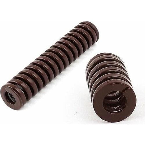 1Pcs, Brown Extra Heavy Load Compression Die Spring, Outer Diameter 20mm Inner Diameter 10mm Length 20-65mm