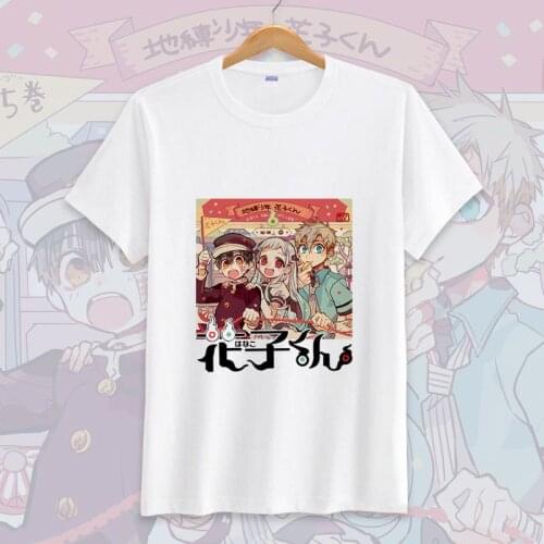 2020 Toilet-Bound Hanako-kun Cosplay T Shirt Hanako-kun Summer T-Shirt Men/Women Anime Top Tee Halloween Cosplay Costume