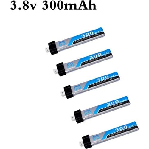 300mAh 3.8V 30C/60C HV PH2.0 Lipo Battery for US65 UK65 Inductrix FPV Beta65S UR65 Mobula 7 Whoop Drone