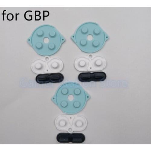 50sets Conductive rubber button A-B d-pad for Game Boy Color for GBP shell housing silicon start select keypad replacement