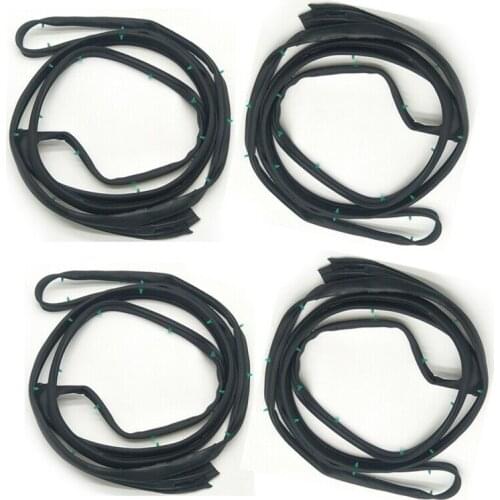 72825-SDA-A01 72325-SDA-A01 72365-SDA-A01 72865-SDA-A01 4Pcs Door Silence Weatherstripping Seals Fit For Honda Accord Sedan