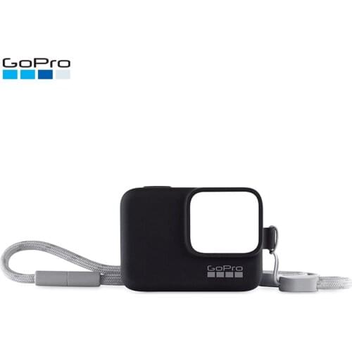 For GoPro hero7/6/5 Sports Camera Accessories Original Silicone Protective Cover + Lanyard