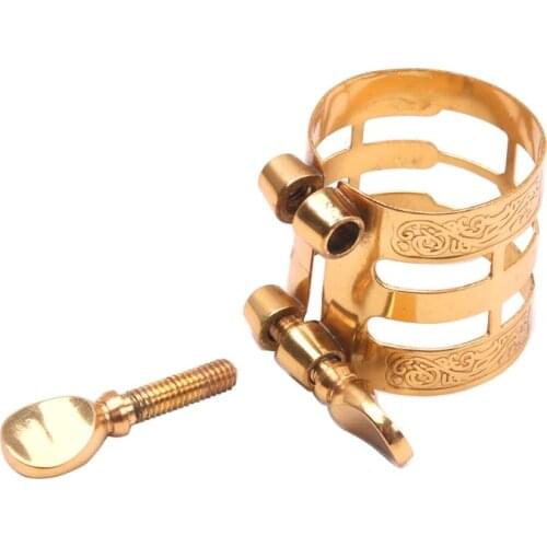 Alto Saxophone Mouthpiece Ligature Gold