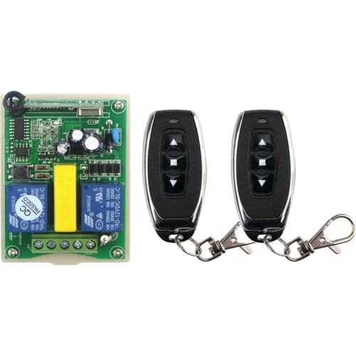 AC 220 V 2 CH RF Wireless Remote Control switch tubular motor Shutter/winch/garage rolling door/electric curtain/Projection