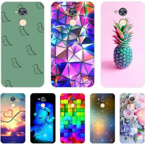 For Huawei Honor 6A Case DLI-TL20 Cute Silicone Back Cover for Huawei Honor 6A 6 A Cartoon TPU Phone Case Flower