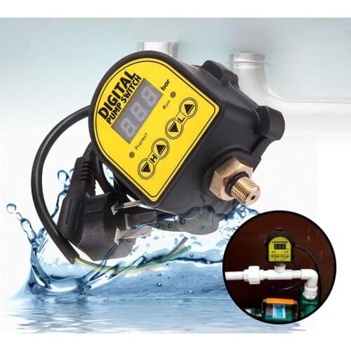 Digital Automatic Air Pump Water Oil Compressor Pressure Controller Switch for Water Pump On/Off