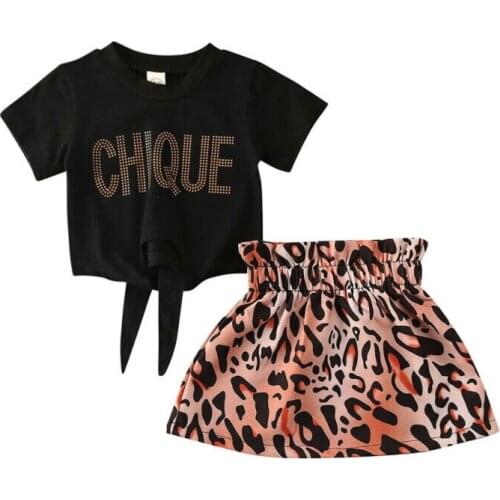 1-5 Y Cute Toddler Kids Baby Girl Clothes Princess Party Summer Dress Tops Clothing Set