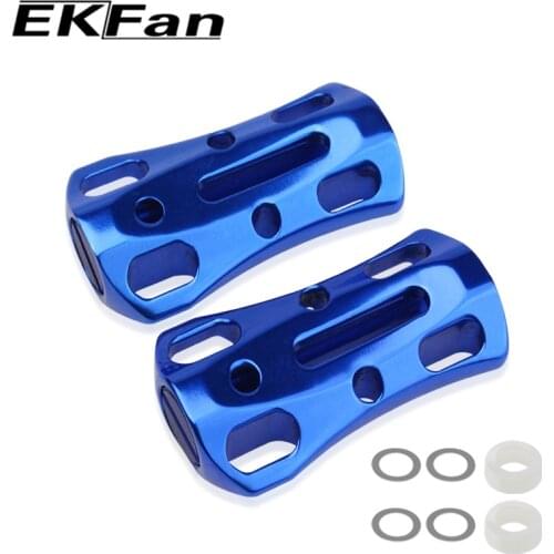 EKFan 2pcs New Design Fishing Reel Handle Knob For Bearing 7*4*2.5mm Bait Casting Spining Reel Accessory Length About 37mm