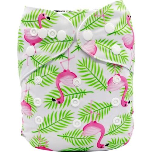 MABOJ Cloth Diapers Baby Washable Reusable Cloth Pocket Nappy Diaper Cover Wrap One Size Nappy Inserts Bamboo Cotton Microfiber