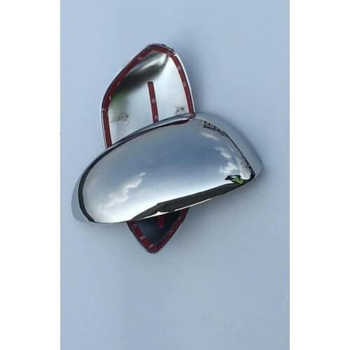 Fit For Nissan JUKE 2010-2015 Chromed Side Door Rearview Mirror Cover Trims Car Accessories