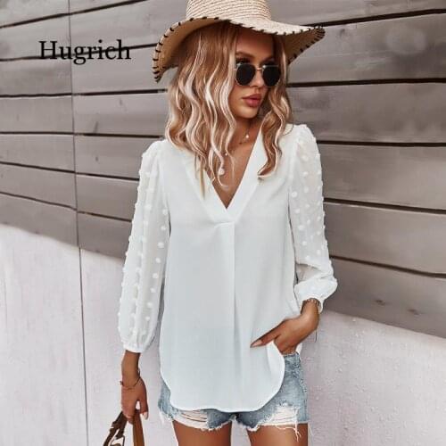 Женские офисные рубашки Hugrich China At AliExpress