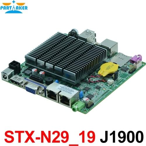 12*12 Bay trail Motherboard Dual Lan Quad Core Mainboard Fanless Dual ethernet port mini pc nano motherboard with J1900