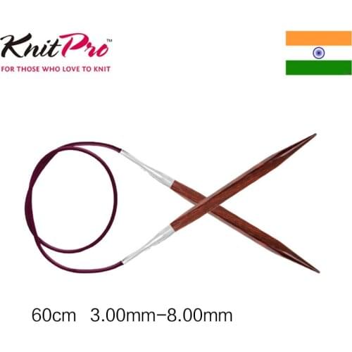 Knitpro CUBICS- 60 cm gentle touch Fixed Circular knitting Needle smooth